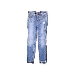 Madewell Skinny Jeans Distressed 10” High Rise Medium Rinse Women's 25